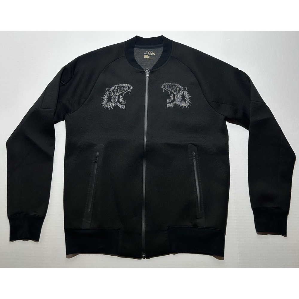 Polo Ralph Lauren Performance 1992 Tigers Full Zip Jacket Sweatshirt Long Sleeve